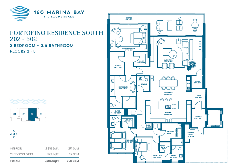 3 bedroom Condominium at 160 Isle Of Venice Drive #302, 160 Marina Bay, Fort Lauderdale — photo 2