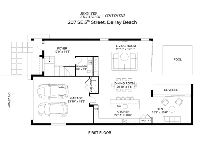 3 bedroom Single Family Residence at 207 SE 5th Street, Osceola Park, Delray Beach — photo 2