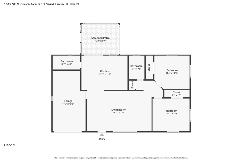 2 bedroom Single Family Residence at 1549 SE Minorca Avenue, South Port St Lucie Unit 5, Port St. Lucie — photo 3