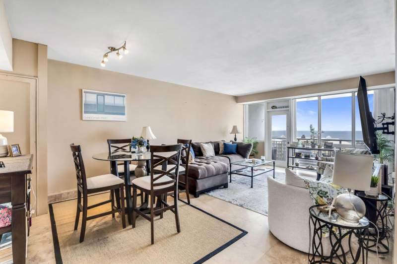 1 bedroom Stock Cooperative at 1920 S Ocean Drive #1009, Atlantic Towers Co-Op, Fort Lauderdale — photo 3