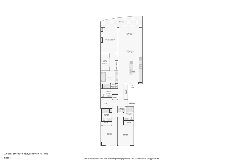 3 bedroom Condominium at 220 Lake Shore Drive #1808, Nautilus 220 , Lake Park — photo 2