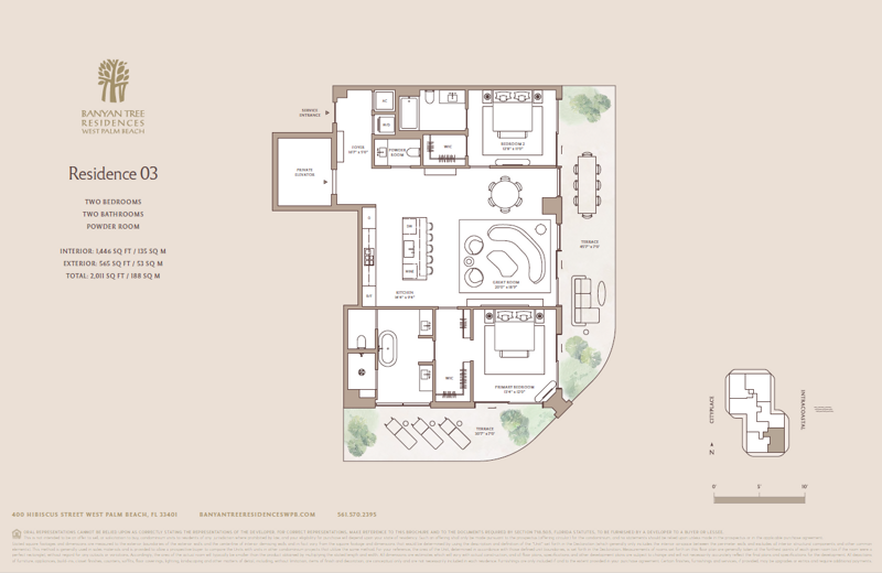2 bedroom Condominium at 400 Hibiscus Street #1503, Model Land Co, West Palm Beach — photo 2