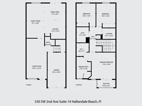 3 bedroom Townhouse at 330 SW 2nd Avenue #14, Curci Village Condo, Hallandale Beach — photo 2