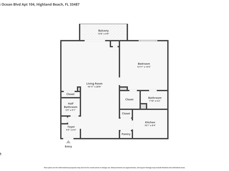 1 bedroom Condominium at 3215 S Ocean Boulevard #104, Ambassadors V North Condo, Highland Beach — photo 3
