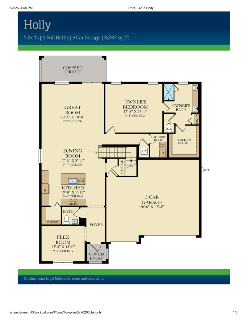 5 bedroom Single Family Residence at 1136 Tangled Orchard Trace, Arden, Loxahatchee — photo 2