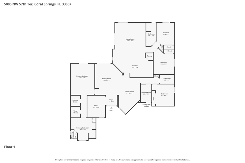 4 bedroom Single Family Residence at 5005 NW 57th Terrace, Coral Creek Replat No 3, Coral Springs — photo 2