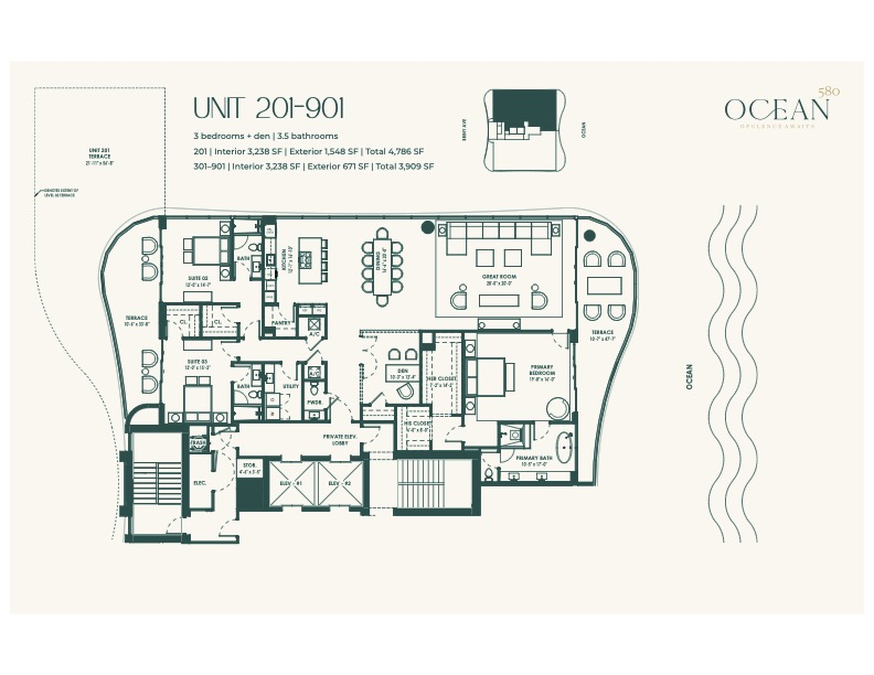 3 bedroom Condominium at 580 Briny Avenue #201, Ocean 580, Pompano Beach — photo 2