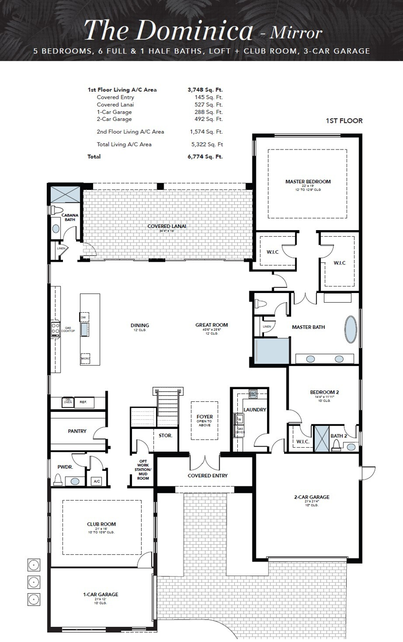 5 bedroom Single Family Residence at 9116 Coral Isles Circle #{lot #05}, Avenir Site Plan 1 Pod, Palm Beach Gardens — photo 2
