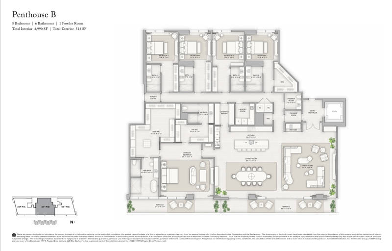 5 bedroom Condominium at 1745 N Flagler Drive #2702, The Ritz-Carlton Residences West Palm Beach, West Palm Beach — photo 3