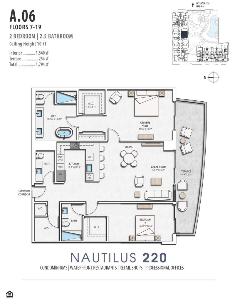 2 bedroom Condominium at 220 Lake Shore Drive #1111, Nautilus 220 Condominium, Lake Park — photo 3