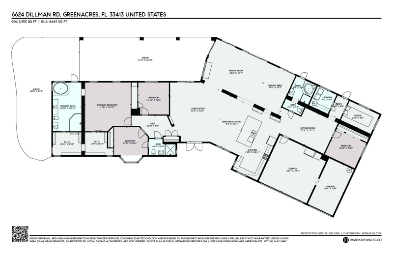 4 bedroom Single Family Residence at 6624 Dillman Road, Palm Beach Farms Co 3, Greenacres — photo 2