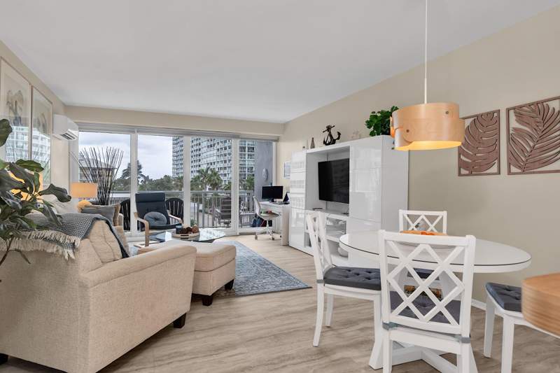 1 bedroom Stock Cooperative at 1920 S Ocean Drive #408, Atlantic Towers Co-Op, Fort Lauderdale — photo 2
