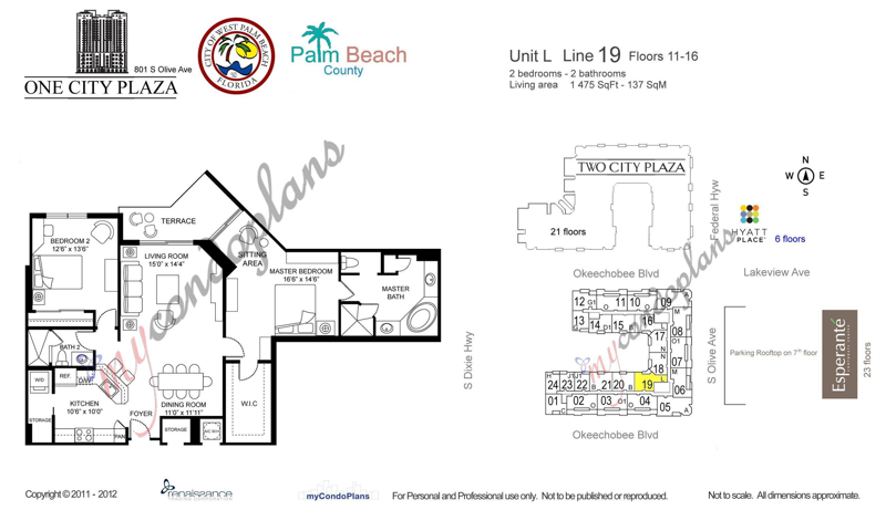 2 bedroom Condominium at 801 S Olive Avenue #1119, One City Plaza Condo, West Palm Beach — photo 2
