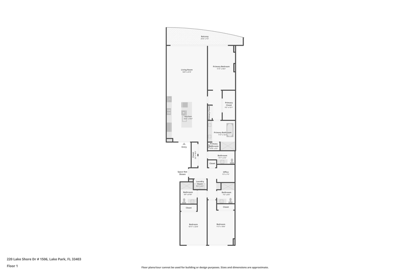 3 bedroom Condominium at 220 Lake Shore Drive #1506, Nautilus 220 Condo, Lake Park — photo 3