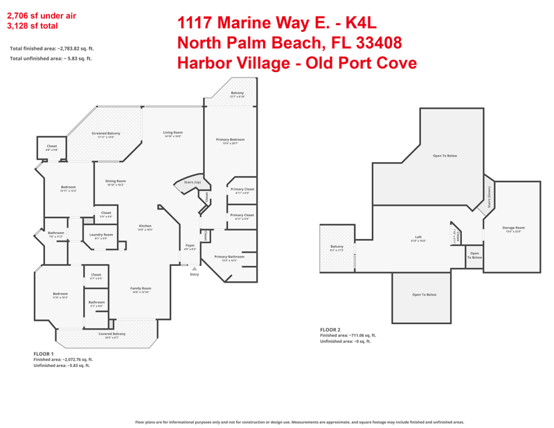 3 bedroom Condominium at 1117 Marine Way #K4l, Old Port Cove Harbor Village Condo, North Palm Beach — photo 2