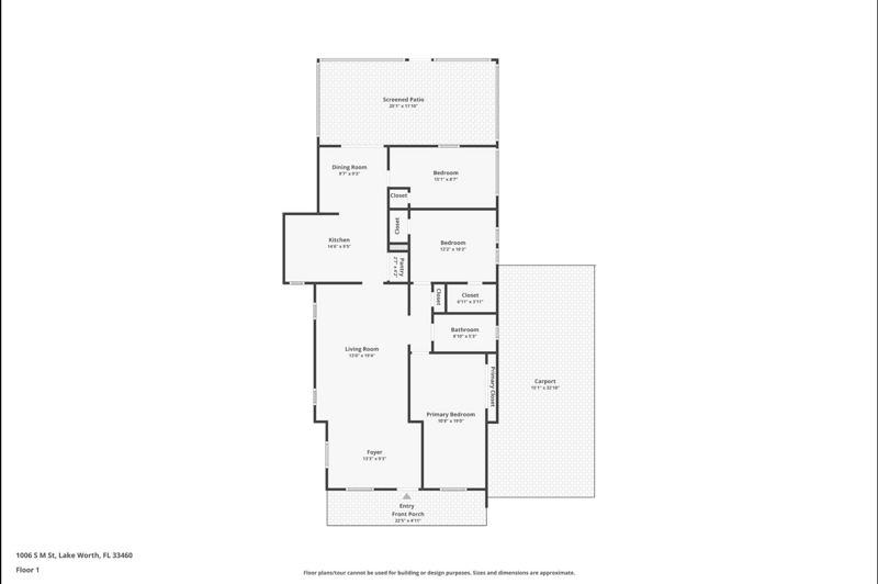 3 bedroom Single Family Residence at 1006 S M Street, Lake Worth Town Of Add 1, Lake Worth Beach — photo 2