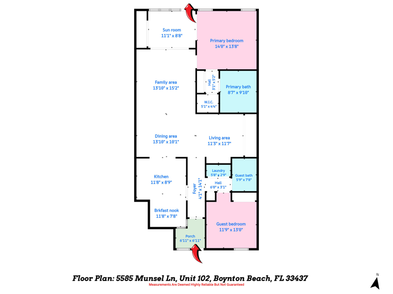 2 bedroom Condominium at 5585 Munsel Lane #102, Sun Valley East Condo, Boynton Beach — photo 2