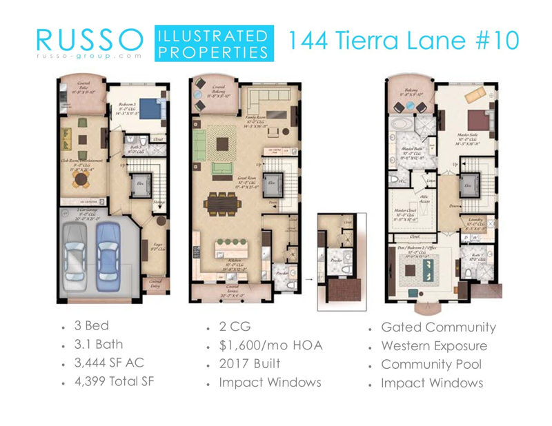 3 bedroom Townhouse at 144 Tierra Lane #10, Tierra Del Sol At Jupiter Condo, Jupiter — photo 3