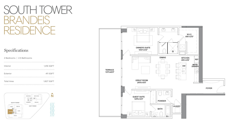 2 bedroom Condominium at 153 N Seabreeze Boulevard #1803, Selene, Fort Lauderdale — photo 2