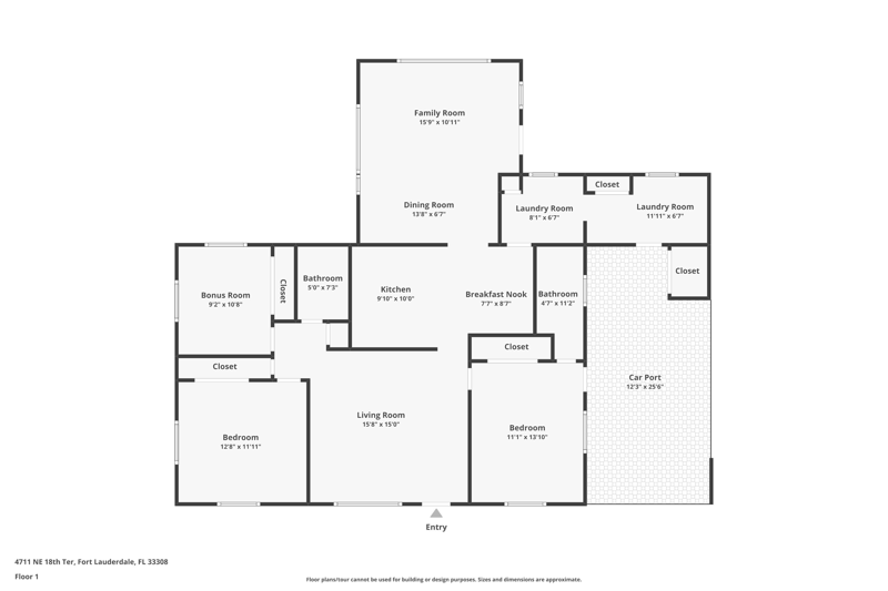 3 bedroom Single Family Residence at 4711 NE 18th Terrace, Coral Hills, Fort Lauderdale — photo 2