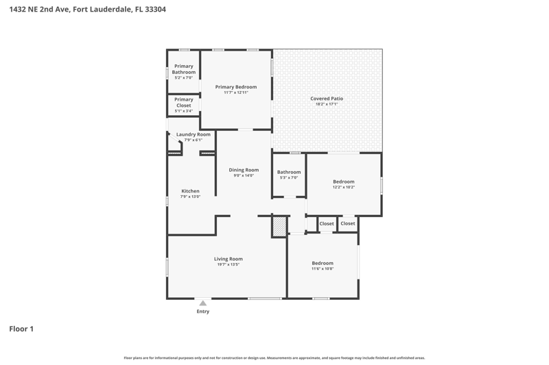3 bedroom Single Family Residence at 1432 NE 2nd Avenue, Progresso, Fort Lauderdale — photo 3
