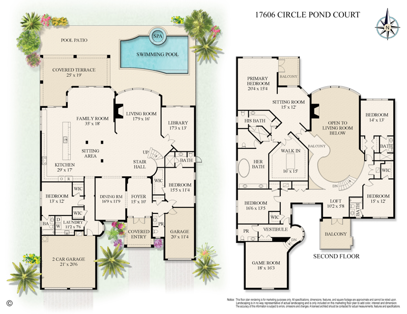 6 bedroom Single Family Residence at 17606 Circle Pond Court, The Oaks, Boca Raton — photo 2