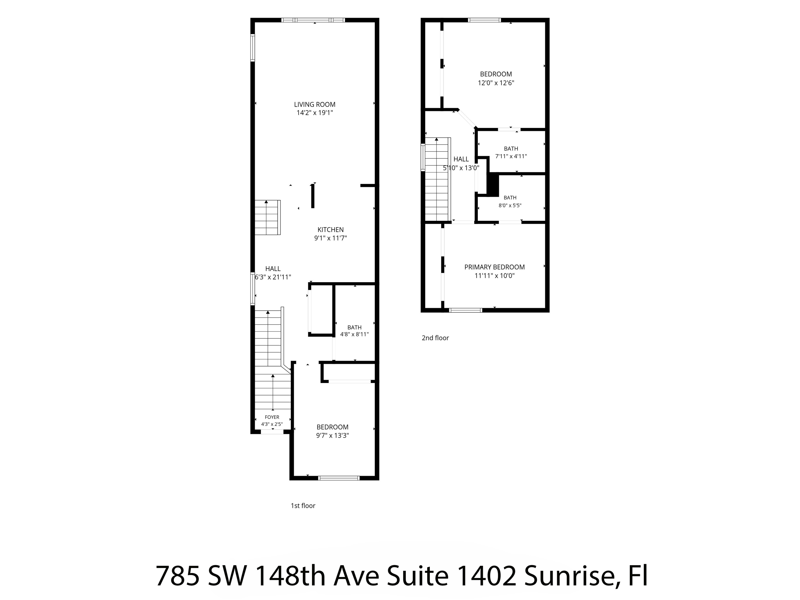 3 bedroom Condominium at 785 SW 148th Avenue #1402, Villas De Tuscany Condo, Sunrise — photo 3