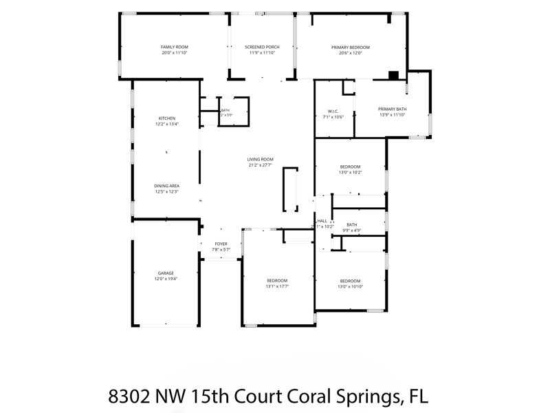 4 bedroom Single Family Residence at 8302 NW 15th Court, Countrywood Estates, Coral Springs — photo 2
