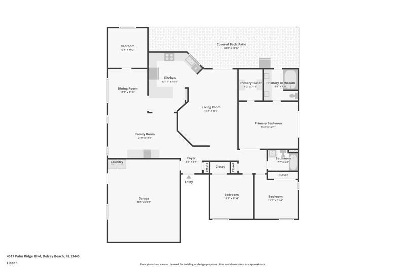 3 bedroom Single Family Residence at 4517 Palm Ridge Boulevard, Golf Club Est, Delray Beach — photo 2