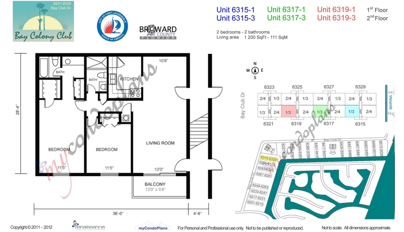 2 bedroom Condominium at 6319 Bay Club Drive #1, Bay Colony Club Condo, Fort Lauderdale — photo 2