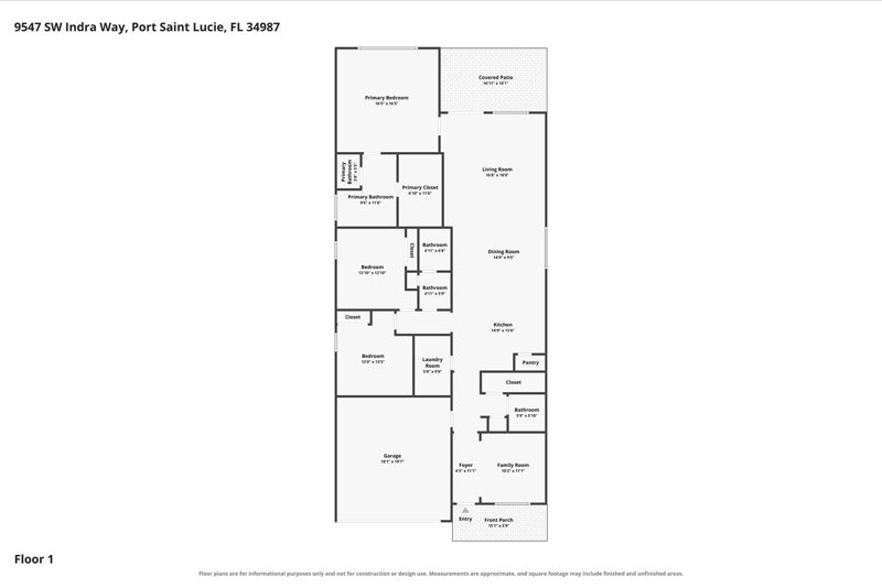 3 bedroom Single Family Residence at 9547 SW Indra Way, Southern Grove Parcel 28 Replat, Port St. Lucie — photo 2