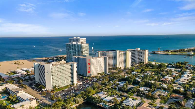1 bedroom Stock Cooperative at 1920 S Ocean Drive #304, Atlantic Towers Co-Op, Fort Lauderdale — photo 2