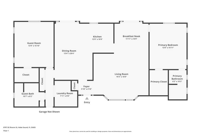 2 bedroom Single Family Residence at 8797 SE Sharon Street, Papaya Village, Hobe Sound — photo 3