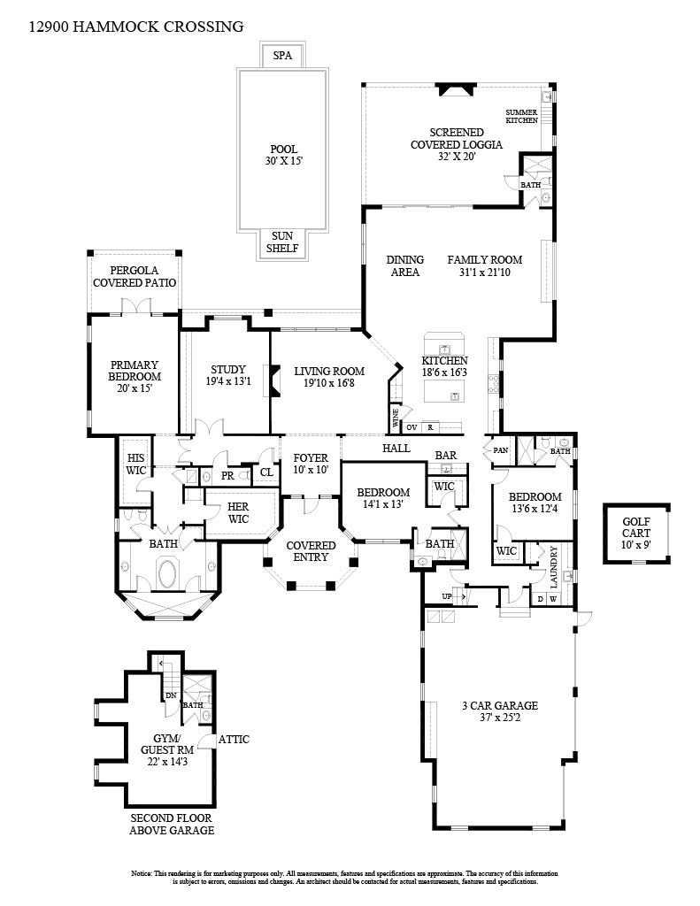 4 bedroom Single Family Residence at 12900 Hammock Crossing, Old Marsh Golf Club, Palm Beach Gardens — photo 2