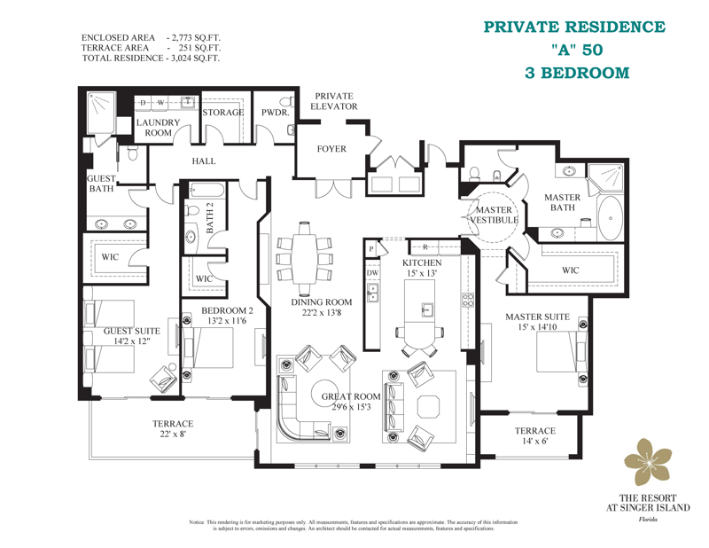 3 bedroom Condominium at 3800 N Ocean Drive #1450, Resort At Singer Island, Singer Island — photo 3