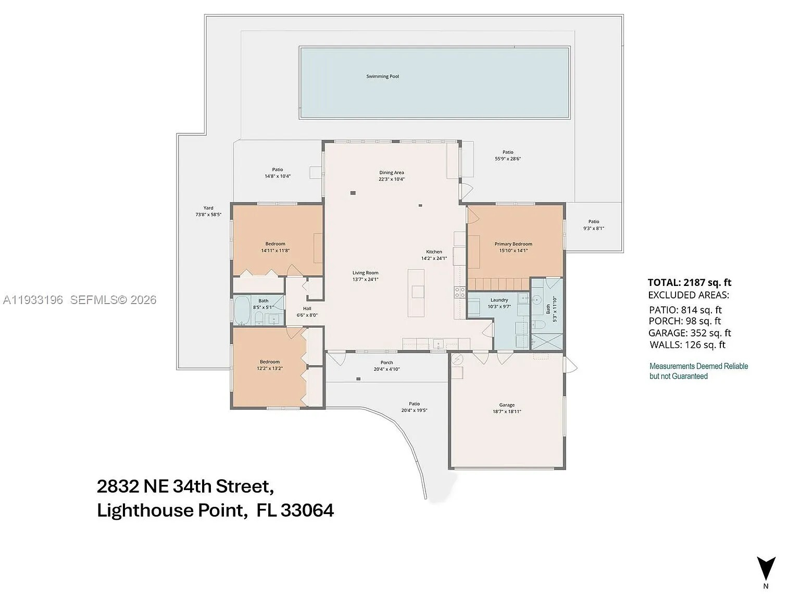 3 bedroom Single Family Residence at 2832 NE 34th Street, Lake Placid, Lighthouse Point — photo 2