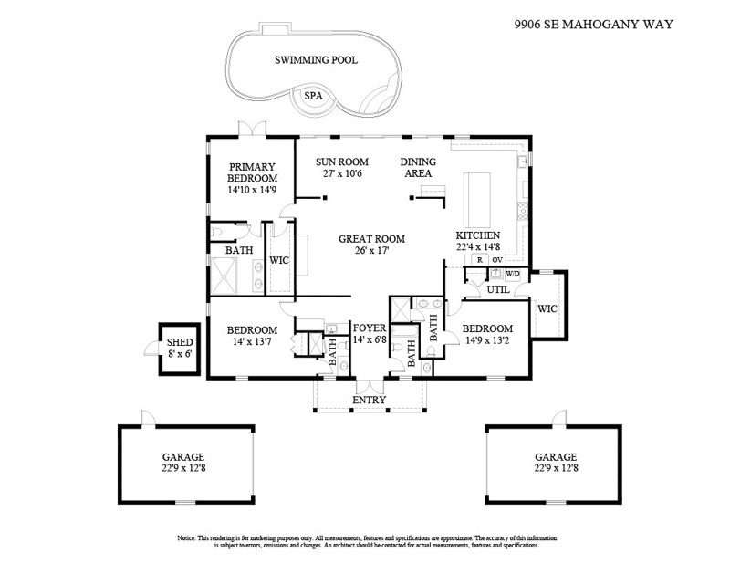 3 bedroom Single Family Residence at 9906 SE Mahogany Way, Heritage Oaks, Jupiter — photo 2