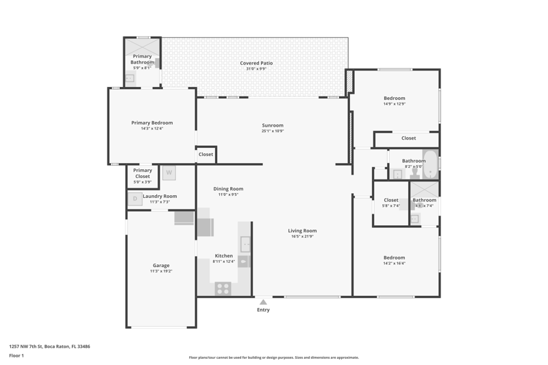 3 bedroom Single Family Residence at 1257 NW 7th Street, Country Club Village Sec A, Boca Raton — photo 3