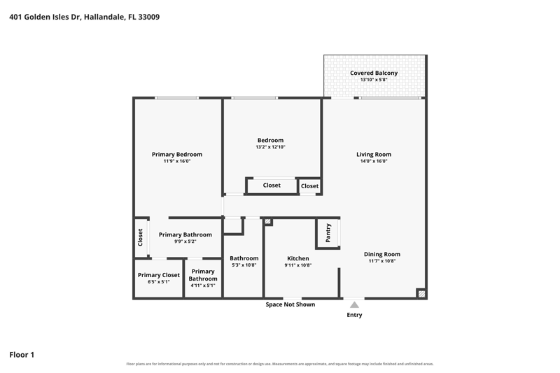 2 bedroom Condominium at 401 Golden Isles Drive #1014, Ocean View Towers, Hallandale Beach — photo 2
