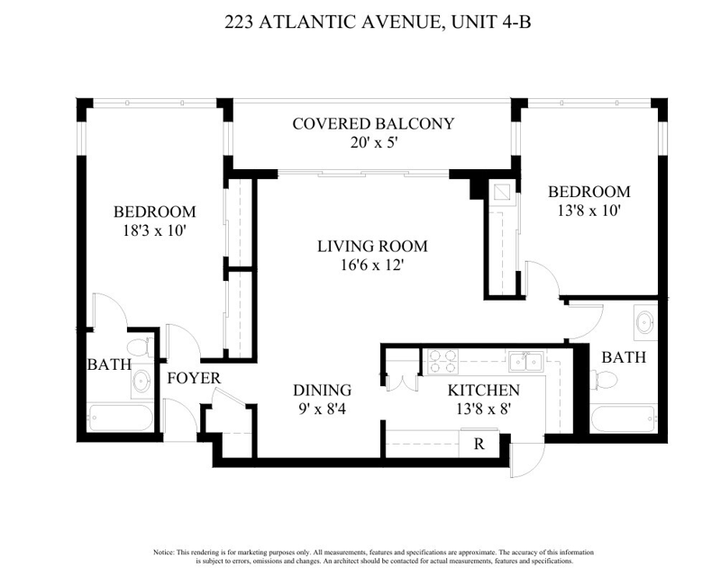 2 bedroom Condominium at 223 Atlantic Avenue #2B, Palm Beach Atlantic Condo, Palm Beach — photo 2