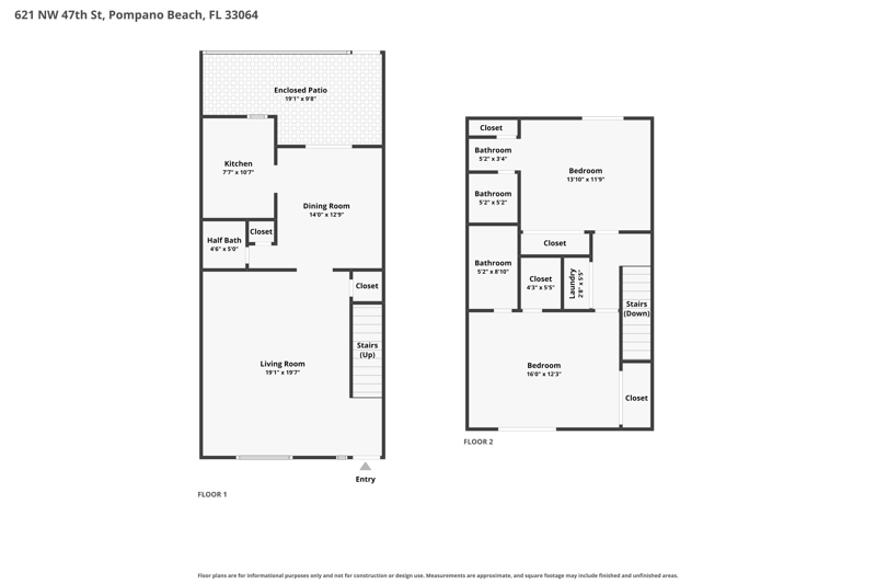 2 bedroom Townhouse at 621 NW 47th Street, Villager Townhomes, Deerfield Beach — photo 2