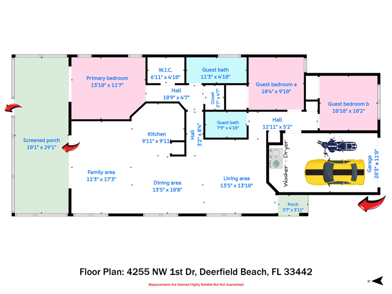 3 bedroom Single Family Residence at 4255 NW 1st Drive, Hammocks At Riverglen, Deerfield Beach — photo 2