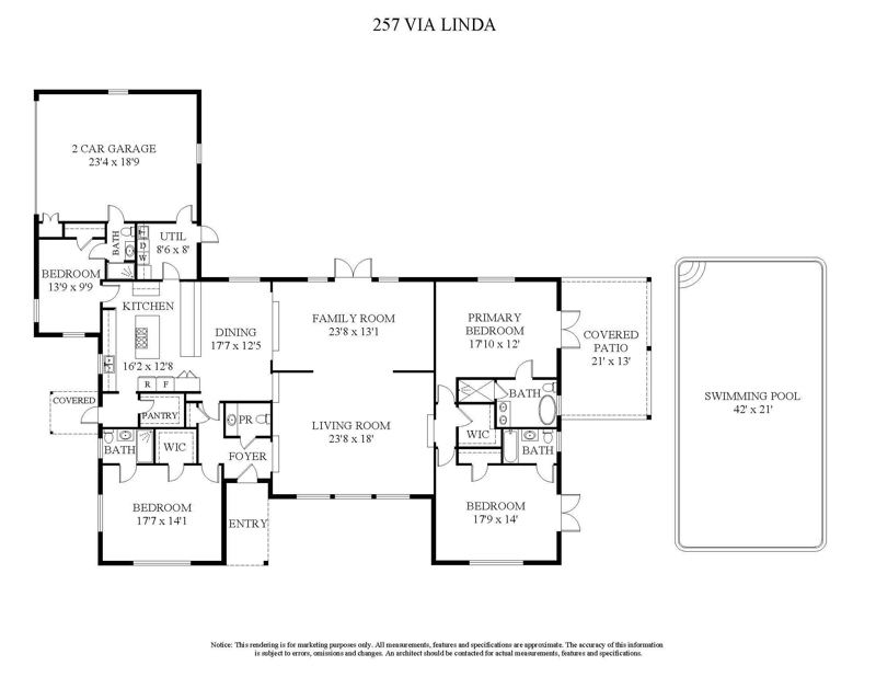 4 bedroom Single Family Residence at 257 Via Linda, Allard Sub P B In, Palm Beach — photo 2