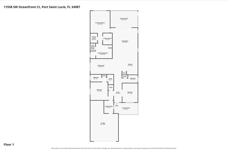 3 bedroom Single Family Residence at 11558 SW Oceanfront Court, Riverland Parcel B - Plat Six, Port St. Lucie — photo 2