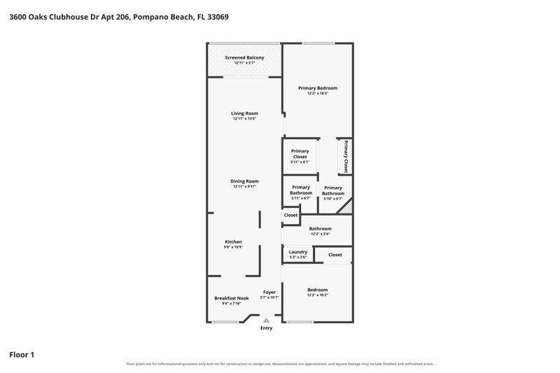2 bedroom Condominium at 3600 Oaks Clubhouse Drive #505, Royal Point At Palm Aire, Pompano Beach — photo 2