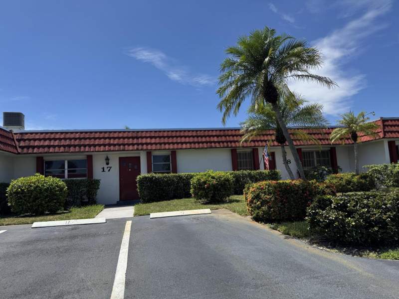1 bedroom Condominium at 5800 FERNLEY Drive #17, CRESTHAVEN TOWNHOMES SEC 4 CONDO, West Palm Beach — photo 1