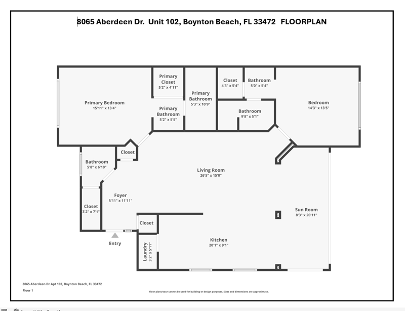 2 bedroom Condominium at 8065 Aberdeen Drive #102, Aberdeen / Stratford, Boynton Beach — photo 2