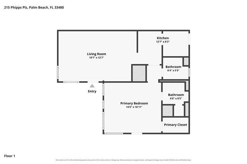 1 bedroom Condominium at 215 Phipps Plaza #2, Phipps House Cond Decl Filed 4-27-89, Palm Beach — photo 2