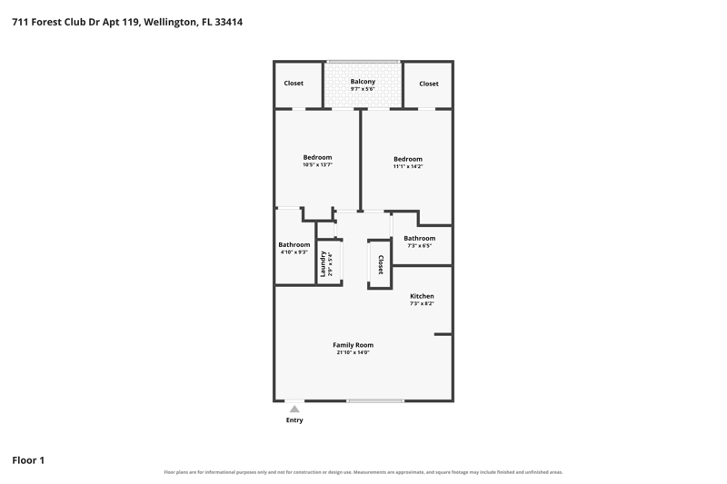 2 bedroom Condominium at 711 Forest Club Drive #119, Palm Court At Wellington Condo., Wellington — photo 2