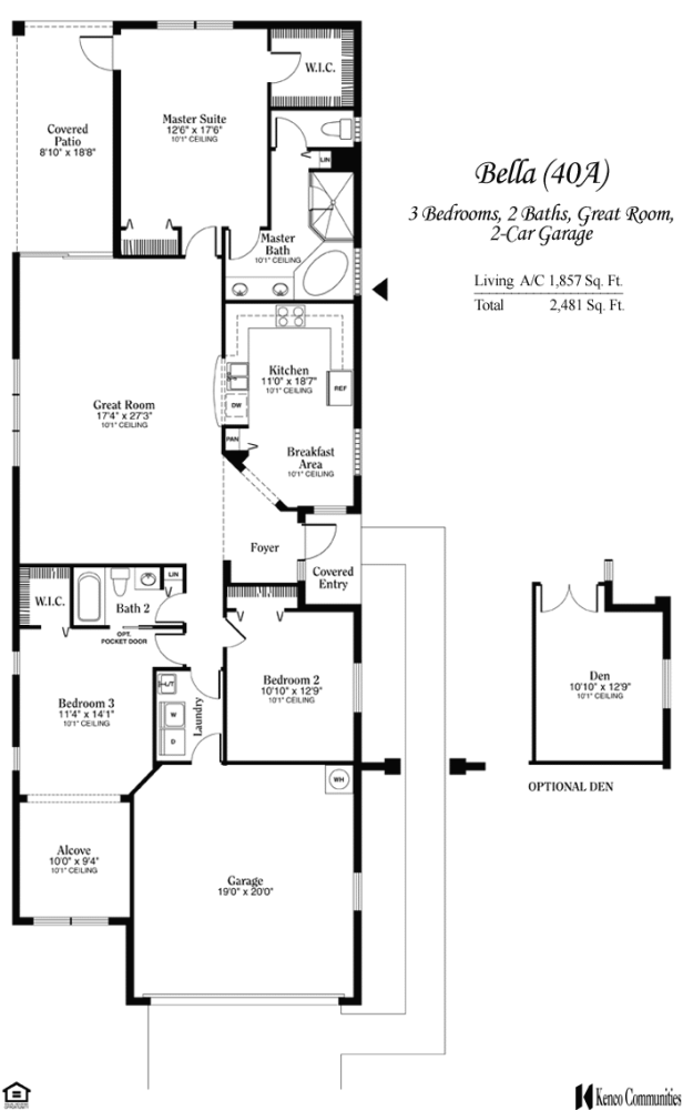 3 bedroom Single Family Residence at 206 Isle Verde Way, Mirabella At Mirasol C, Palm Beach Gardens — photo 2